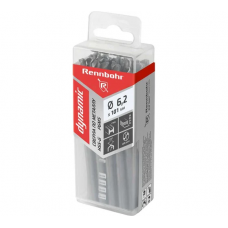 Сверло по металлу ЦХ,  6,2х101мм, HSS-G, P6M5, 20шт/уп, RENNBOHR DYNAMIC PROM
